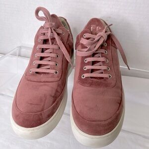 Filling Pieces Low Top Sky Velvet, Mauve, EUR 40